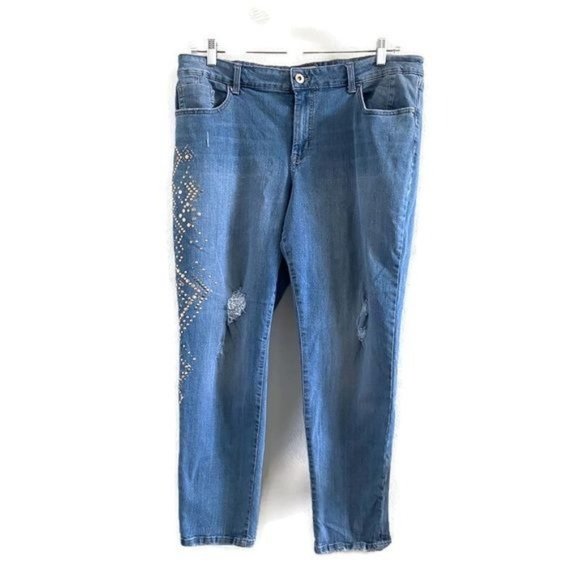 Jessica Simpson Mika Best Friend Relaxed skinny Jeans - Picture 1 of 11